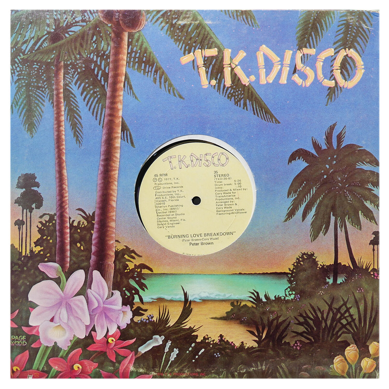 Peter Brown - Do Ya Wanna Get Funky With Me | 12" Maxi Single Usado image number 1.0