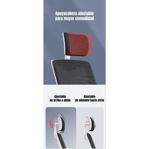 Silla De Escritorio Con Apoyacabeza Grand Negra