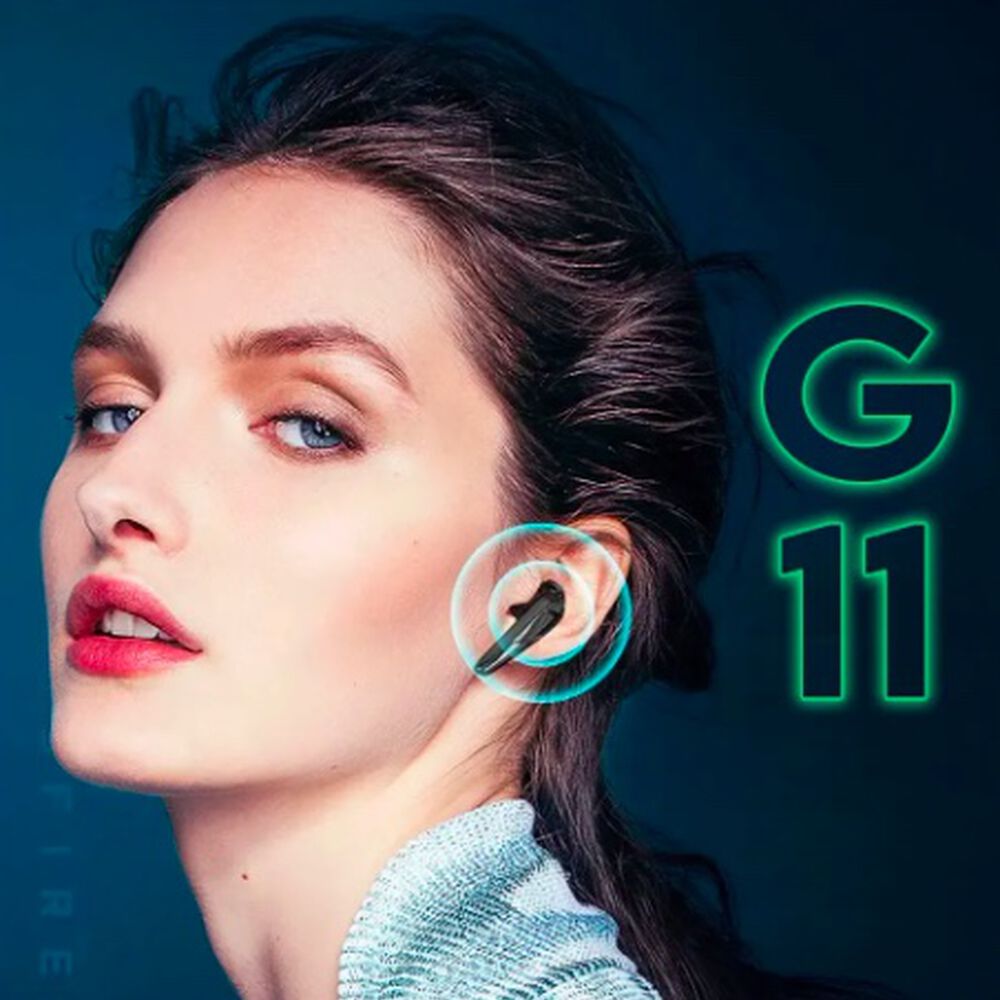 Audífonos Inalámbricos G11 Bluetooth In-ear Negro Luz Led image number 2.0