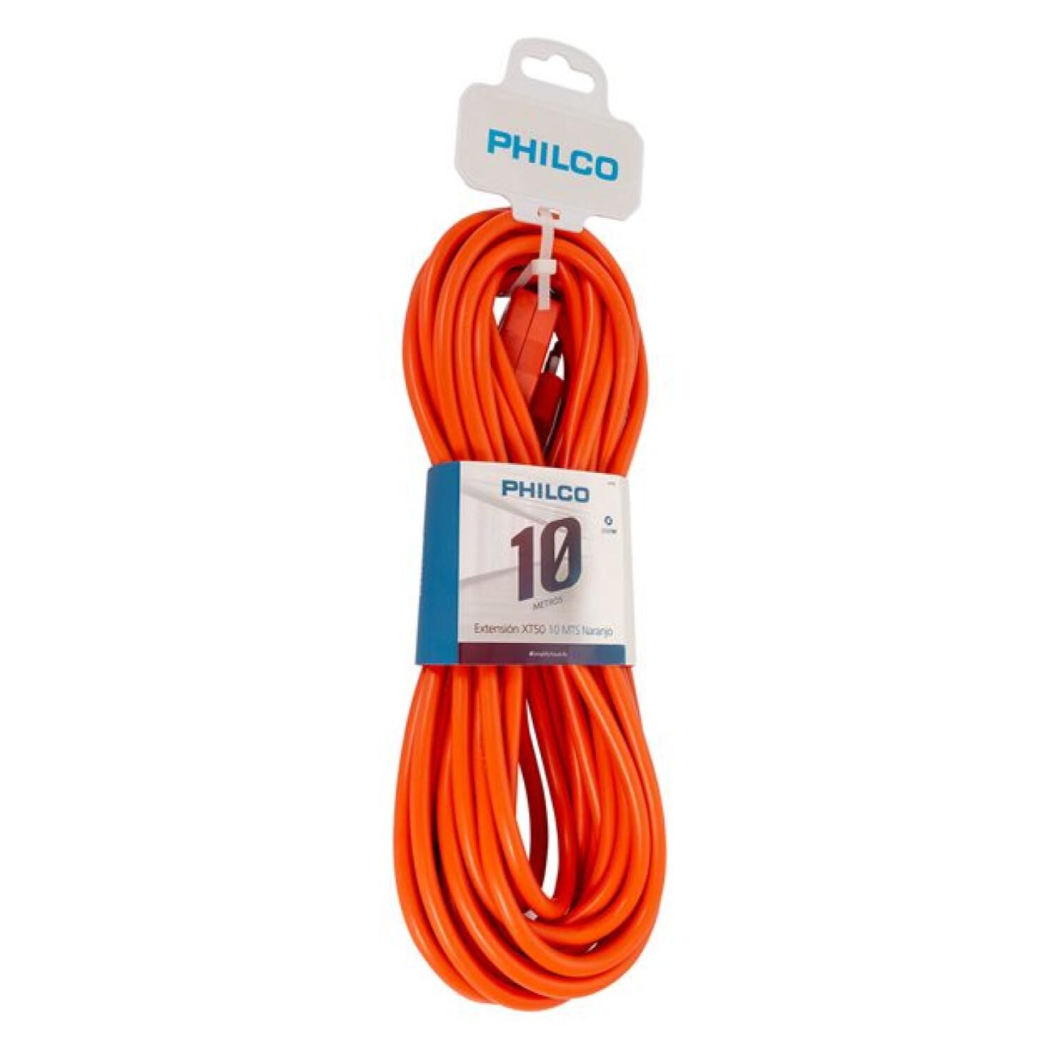 Extension Alargador 10mts 2500w Naranjo Xt50 image number 0.0