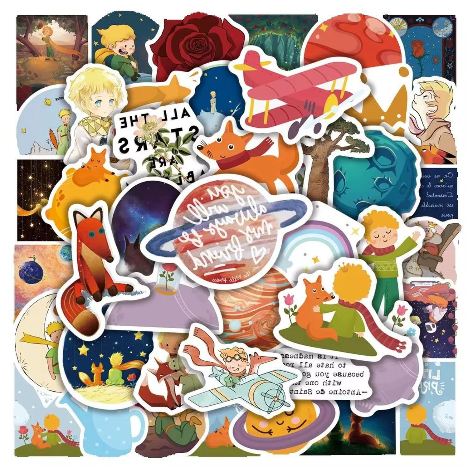 Pack Sticker El Principito Y Personajes " Le Petit Prince" image number 1.0
