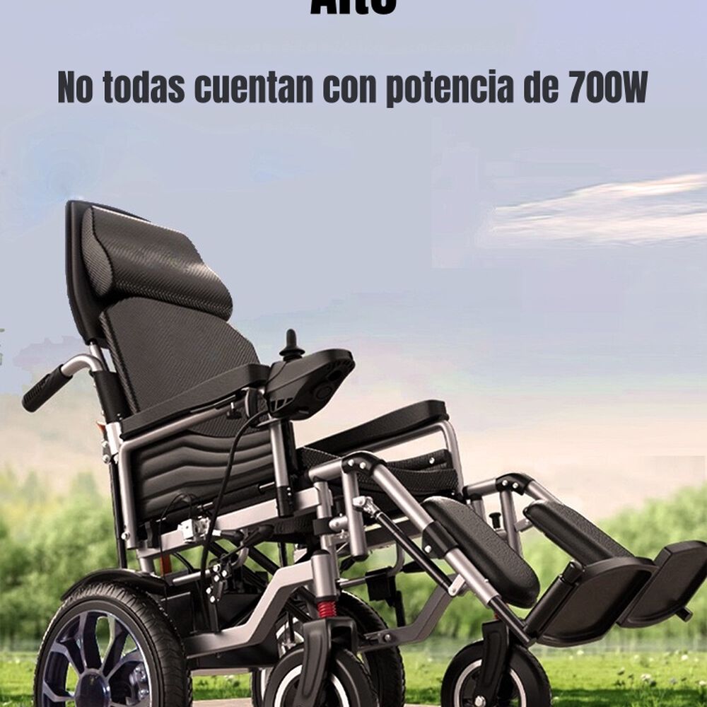 Silla De Ruedas El&eacute;ctrica 700w 18km Plegable Alto Lubabycas image number 2.0