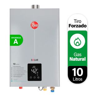 Calefont 10 Litros Gas Natural Tiro Forzado Rheem
