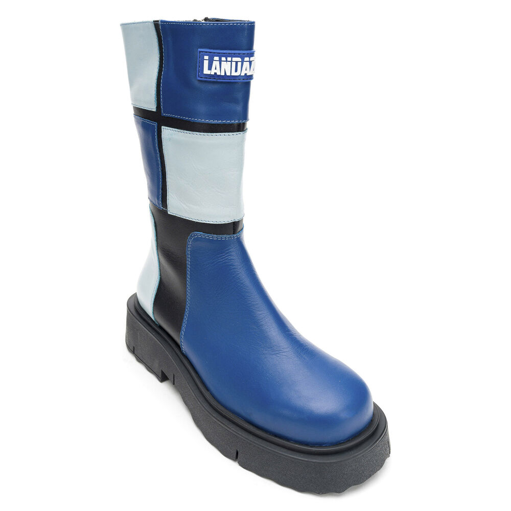 Bota Cuero Rea Azul Landazuri image number 2.0