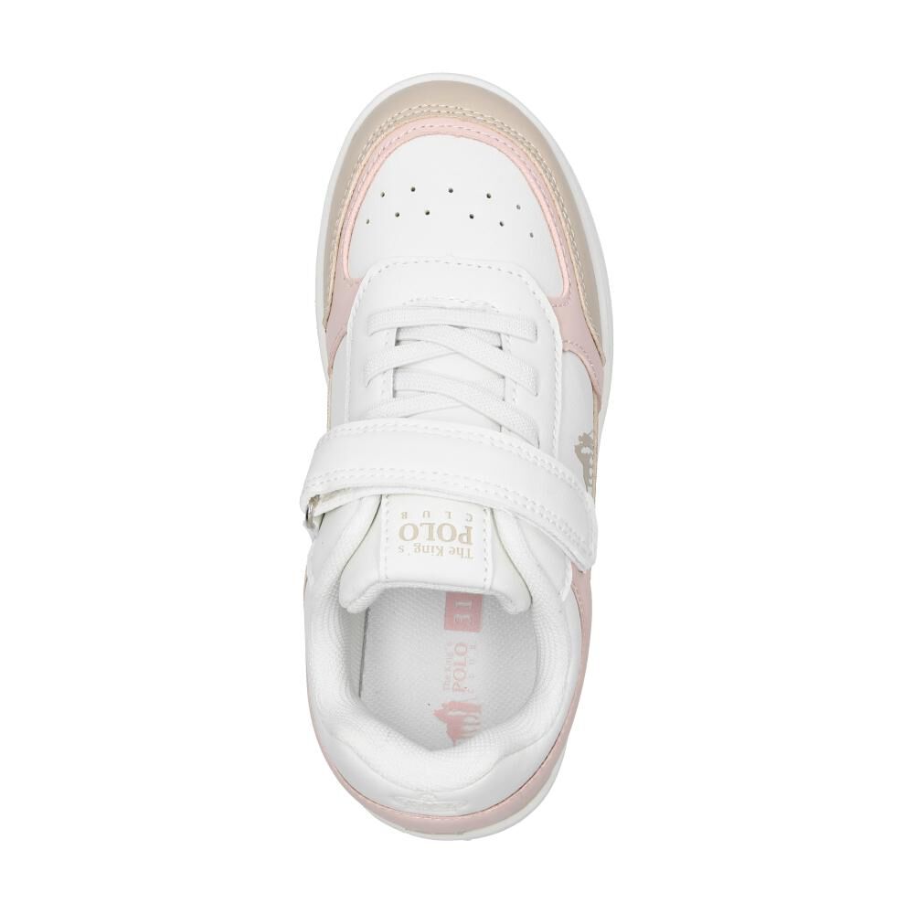 Zapatilla Infantil Niña The King's Polo Club Pink image number 4.0
