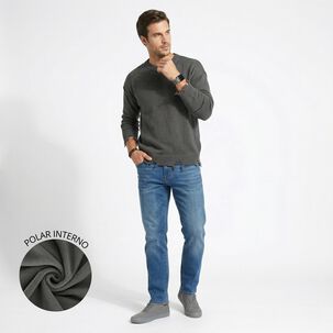 Pantalon Jeans Skinny Forro Interno Hombre