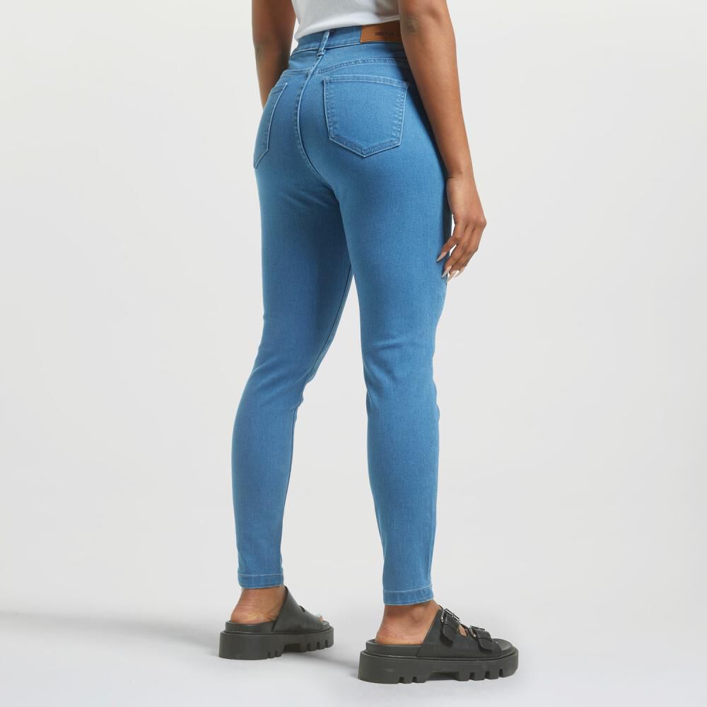 Jeans Básico Regular Skinny Mujer Rolly Go image number 3.0