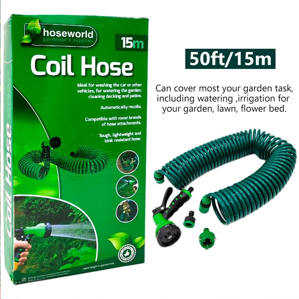 Manguera De Jardín Flexible Resistente Versátil 15 Metros image number 5.0
