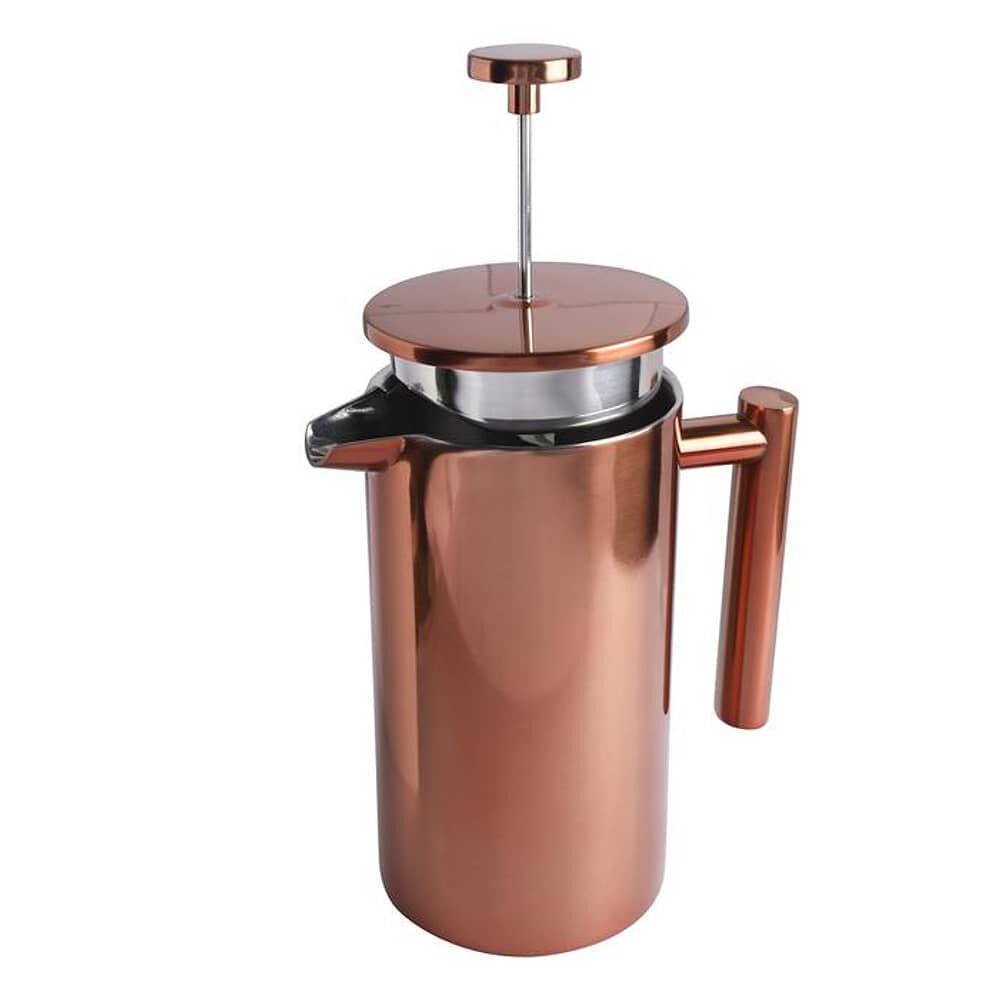 Cafetera Prensa Francesa Simple Cook Bolonia Cobre image number 2.0