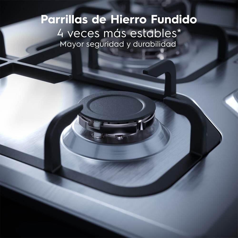 Encimera A Gas Electrolux KE4XC / 4 Quemadores image number 8.0