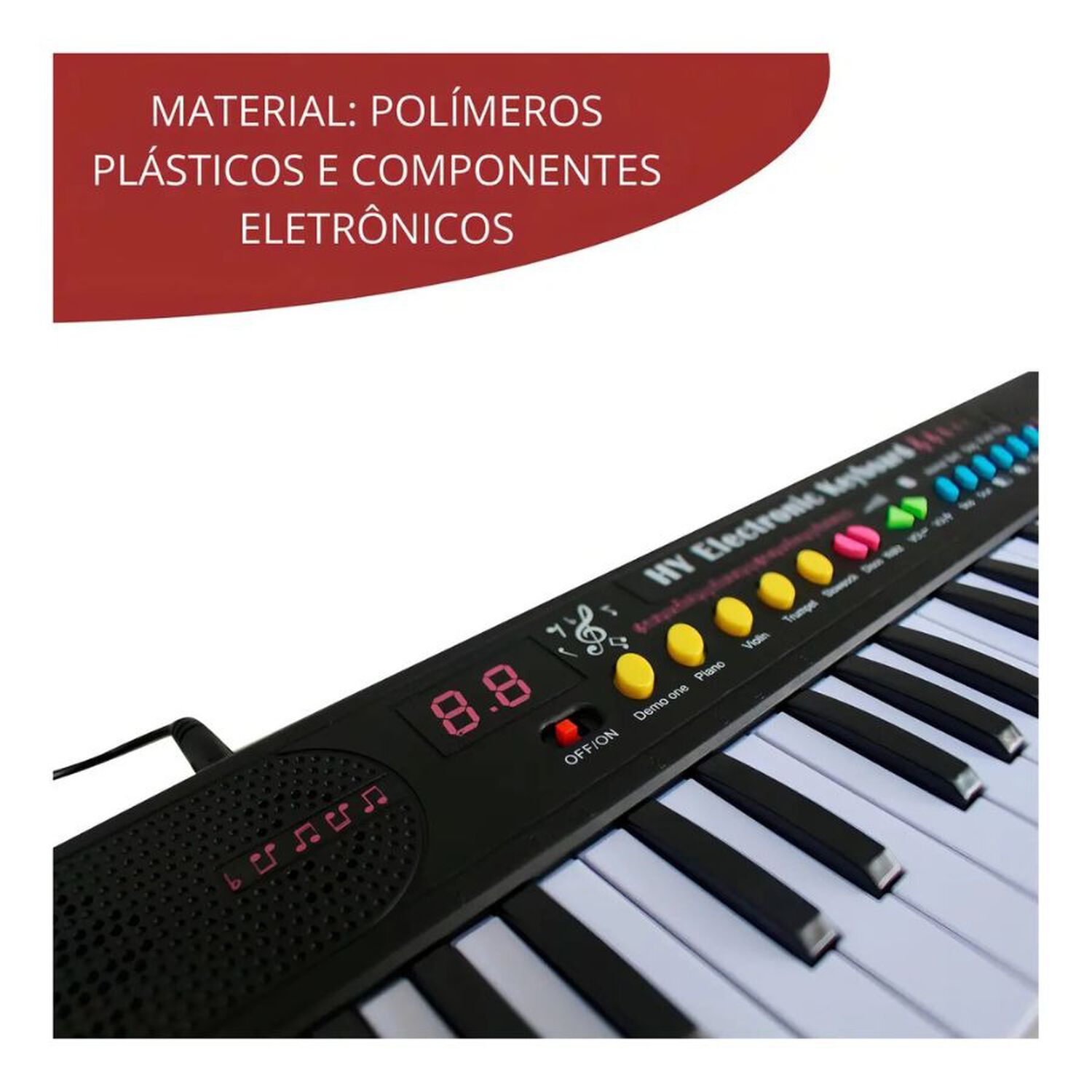 Teclado Organo Musical Infantil 37 Teclas Con Micr&oacute;fono image number 2.0