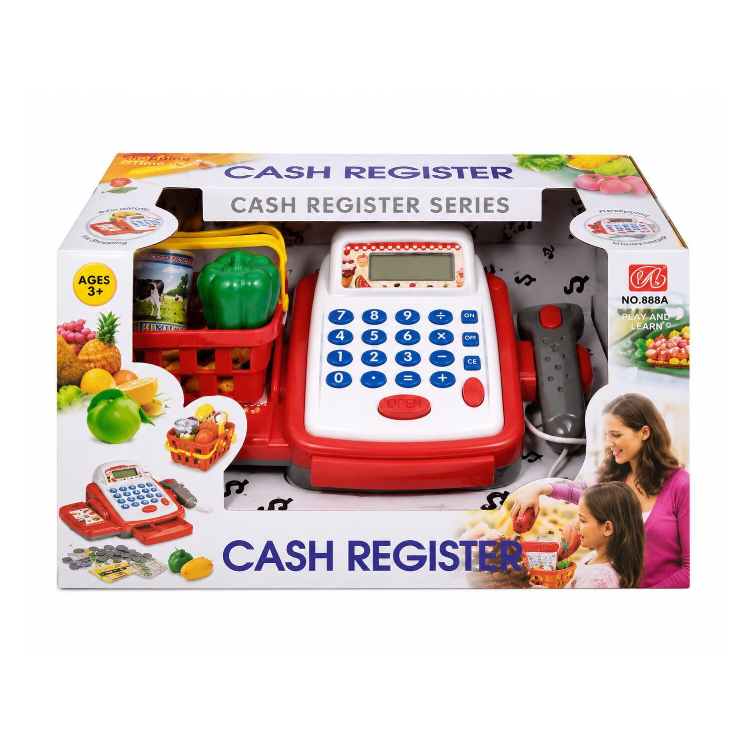 Juguete Caja Registradora Con Luces Y Sonidos 31pzas Infantil image number 4.0
