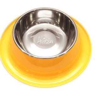 Plato Melamina Anti-hormigas Amarillo Para Perro S Mascan