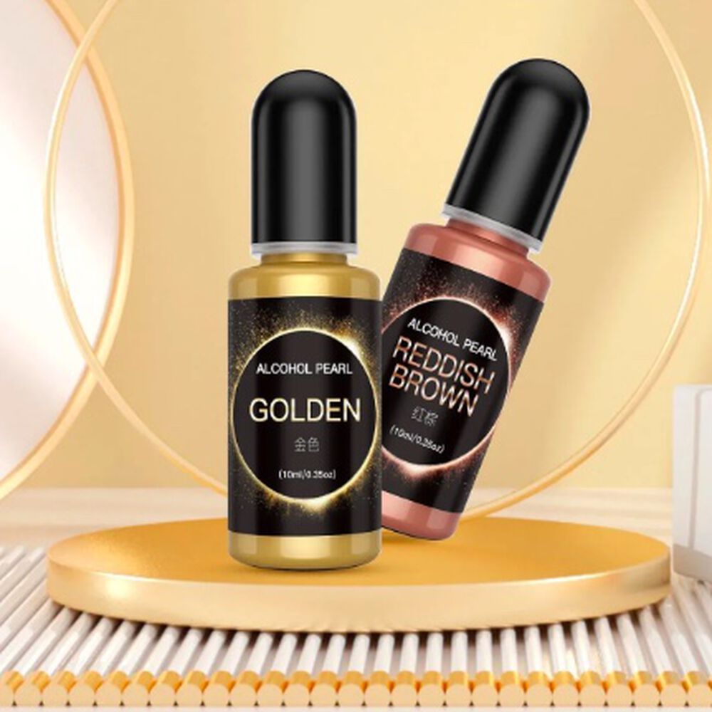 Juego De Tintas De Alcohol Metalizado De 12 Colores image number 2.0