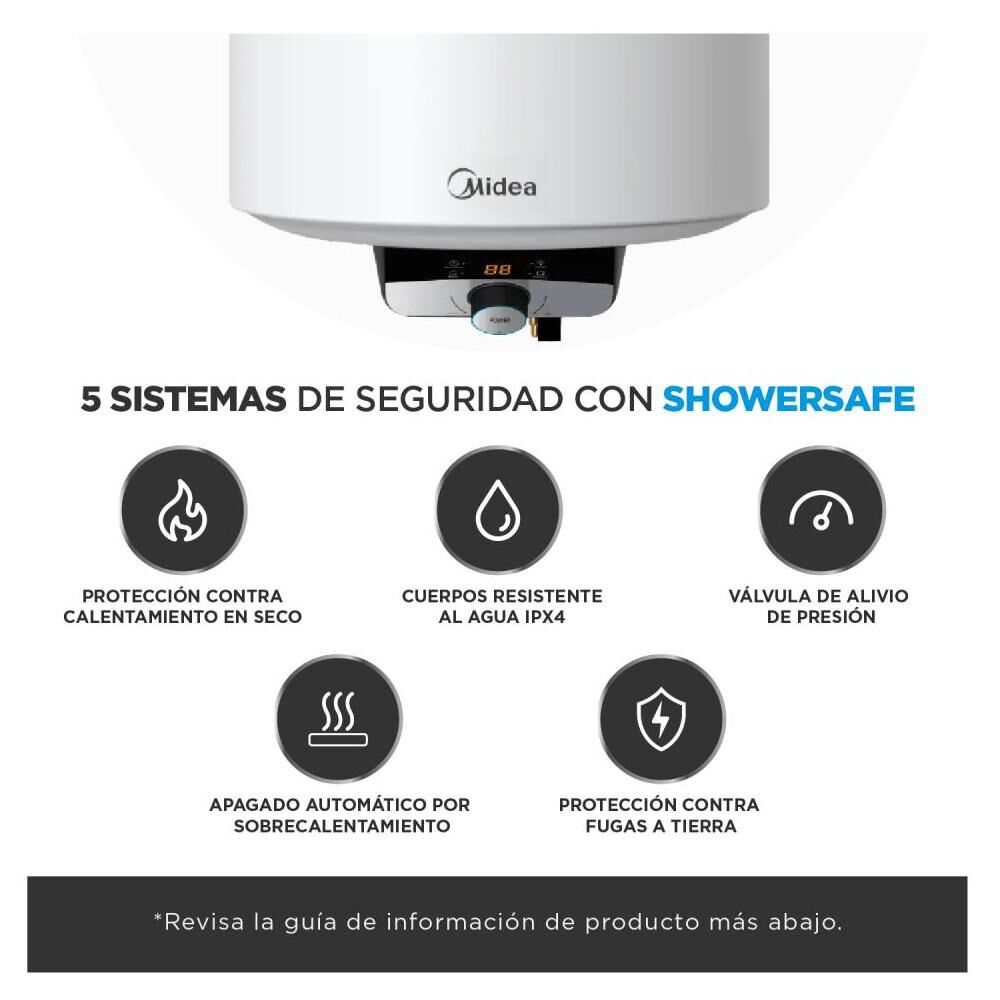 Termo El&eacute;ctrico MWH80-15EFGCLW / 80 Litros image number 3.0