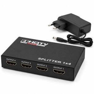 Splitter Hdmi 1 A 4 Pantallas Full Hd 1080p 60hz