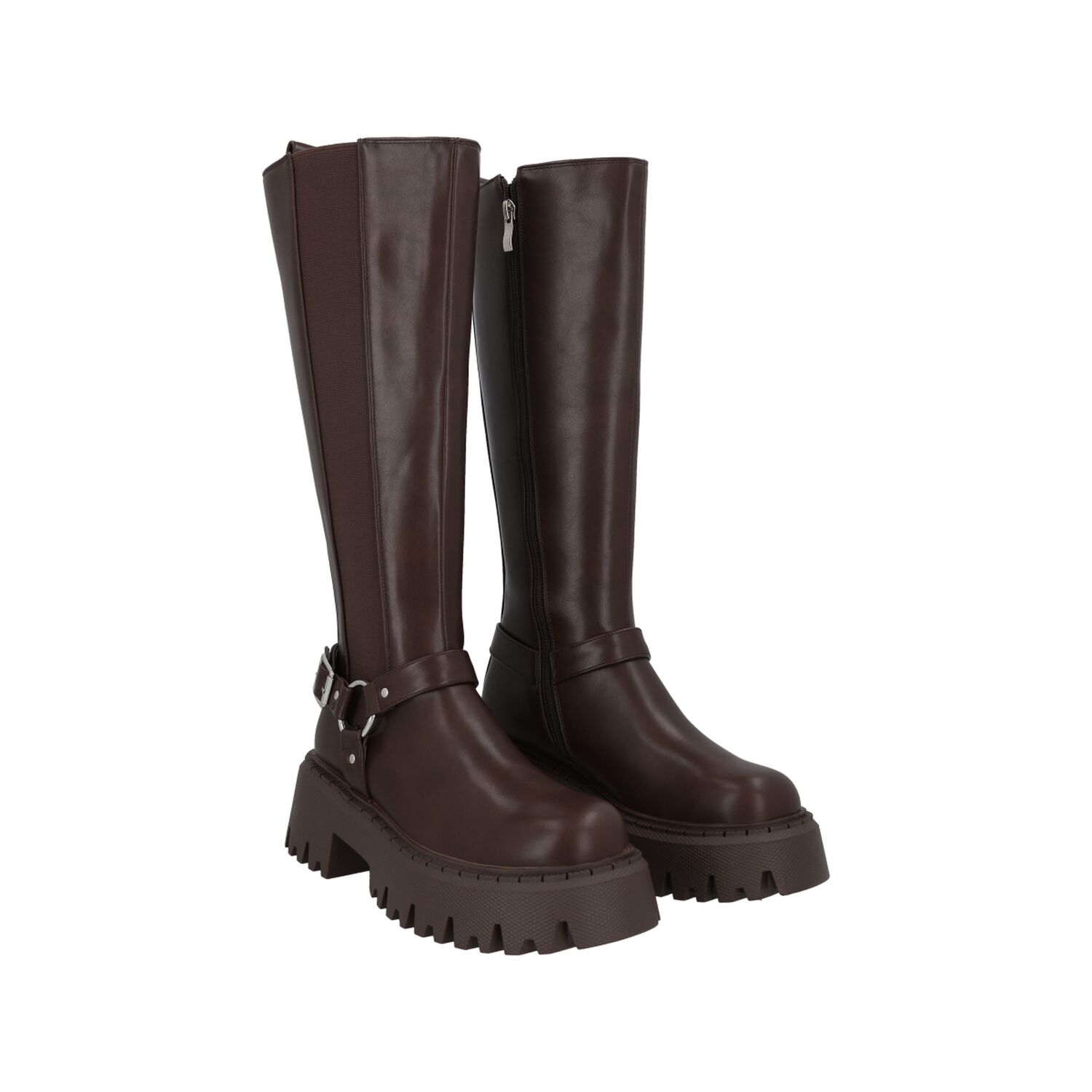 Bota Mujer Caf&eacute; Renata Police image number 3.0