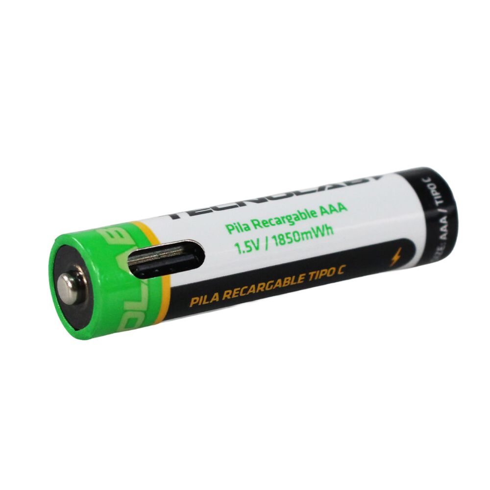 Pack 2 Pilas Aaa Recargables Con Usb-c - Ps image number 0.0