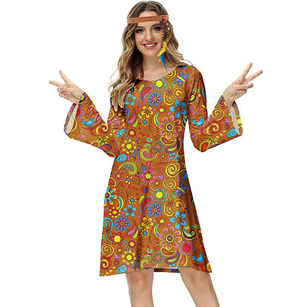 Disfraz Cosplay Hippie Adulto image number 0.0