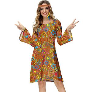 Disfraz Cosplay Hippie Adulto