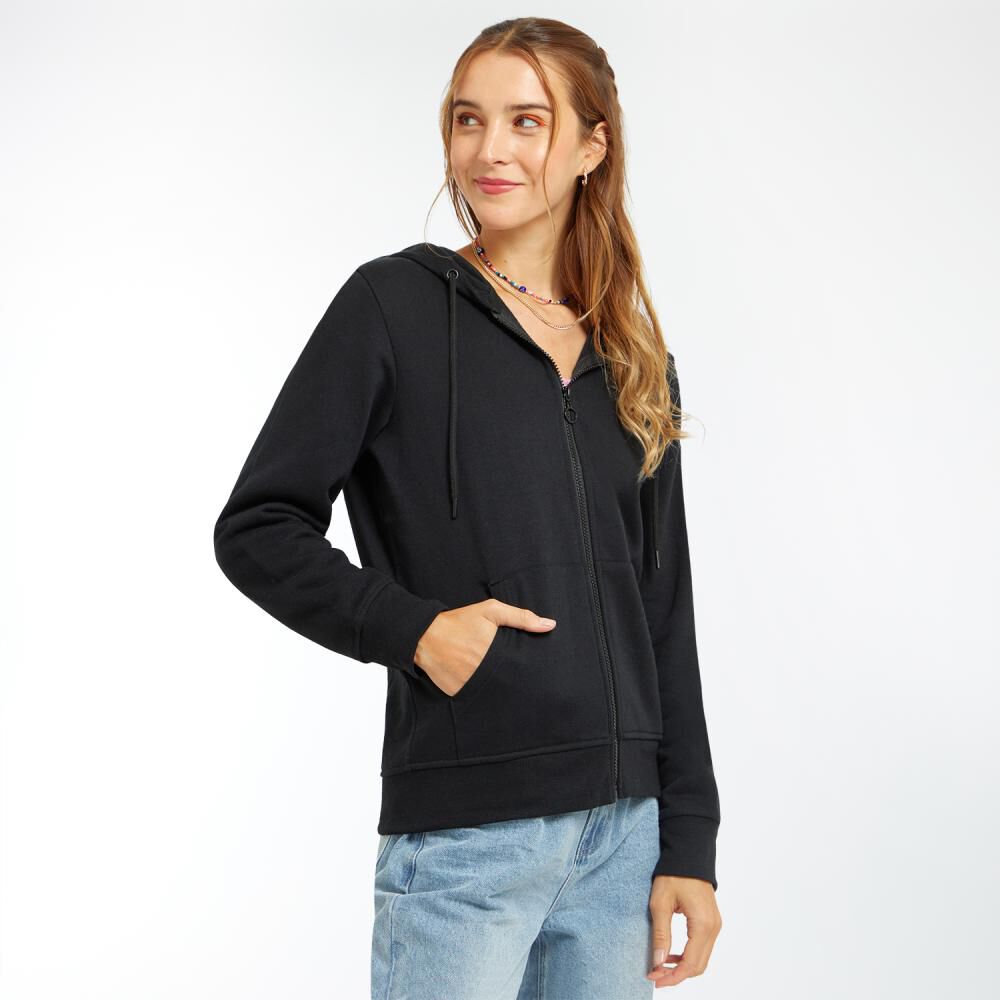 Polerón Full Zipper Cuello Redondo Con Capucha Mujer Freedom image number 2.0