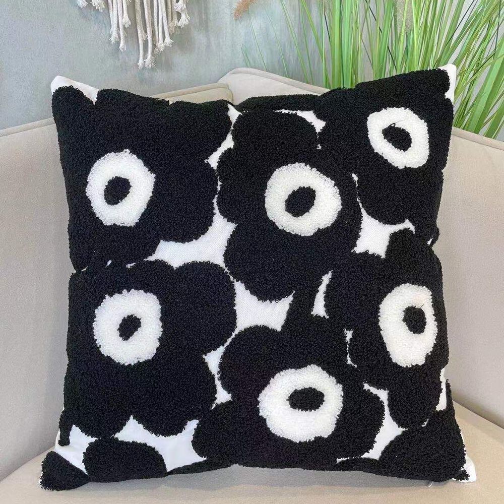 Set De 2 Cojines Bordados De Flor image number 3.0