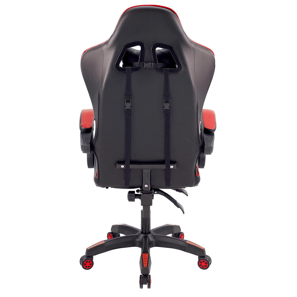 Silla Gamer Oficina Ajustable Y Reclinable Roja image number 3.0
