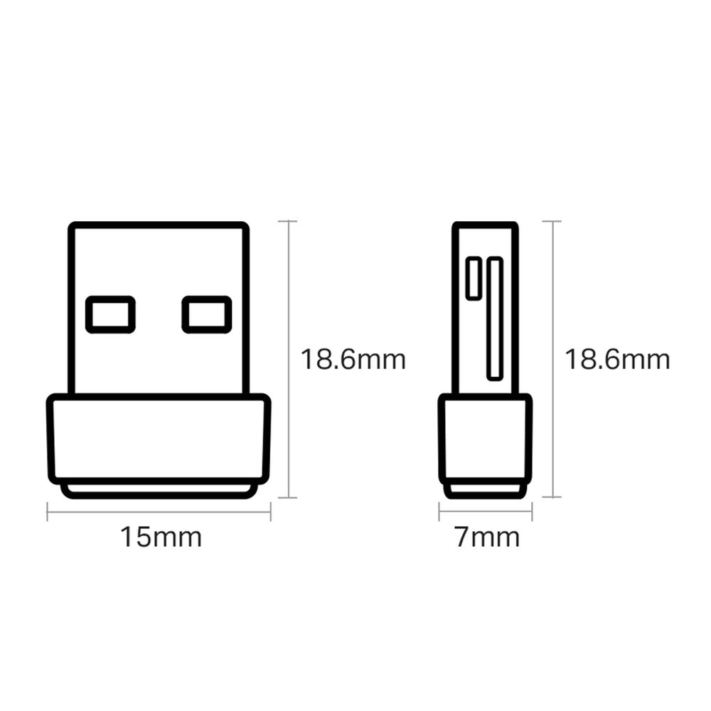 Adaptador Inalámbrico Tp-link Nano Usb De Doble Banda Ac600 image number 3.0