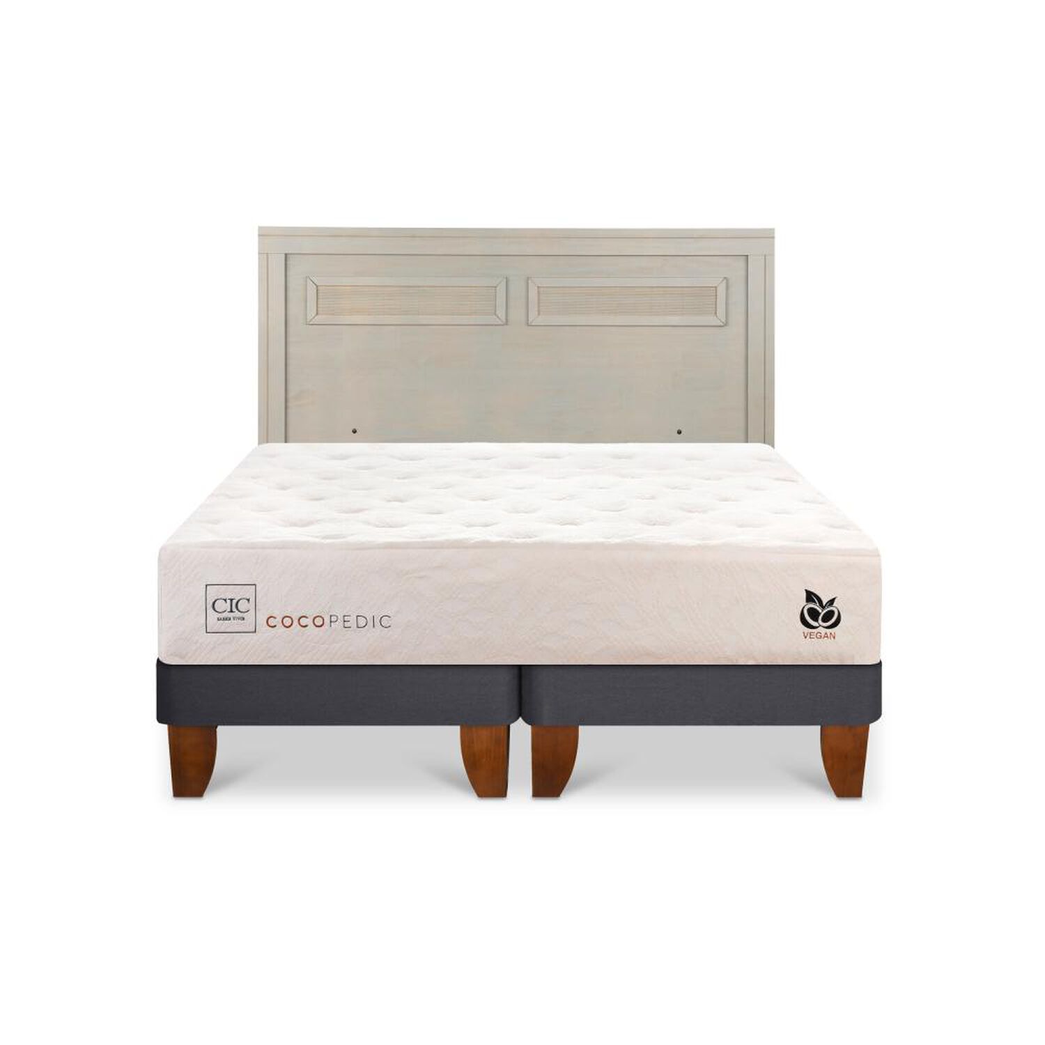 Cama Europea Cic Cocopedic / King / Base Dividida + Respaldo image number 0.0