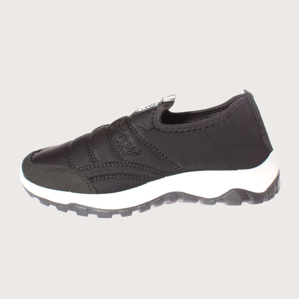 Zapatilla Negro Vía Franca Art. 8xaj03315black image number 1.0
