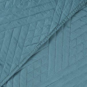 Set Quilt Liso + Sabana Liso 2 P Verde