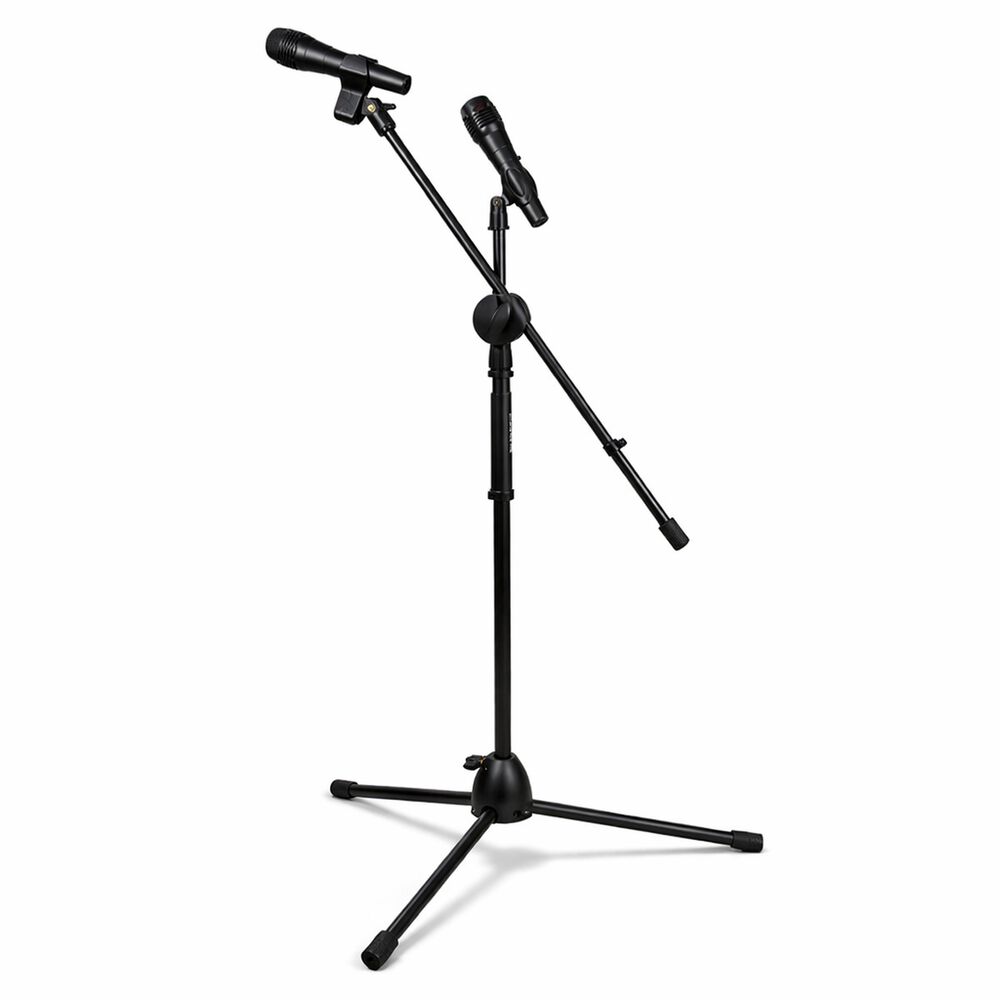 Atril De Micr&oacute;fono Profesional Para 2 Micr&oacute;fonos Ajustables image number 3.0