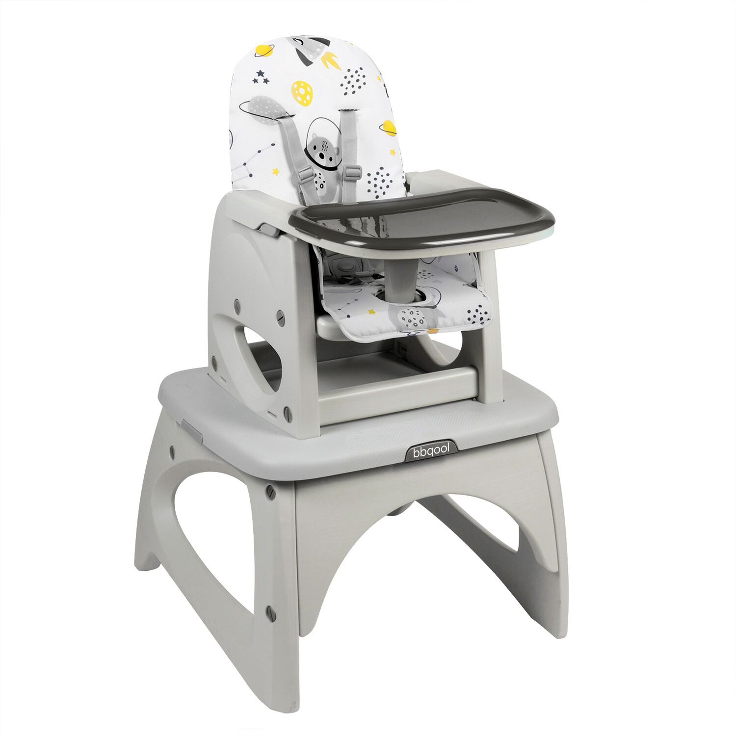 Silla De Comer Escritorio Foodzy 4-in-1 Grafito image number 0.0