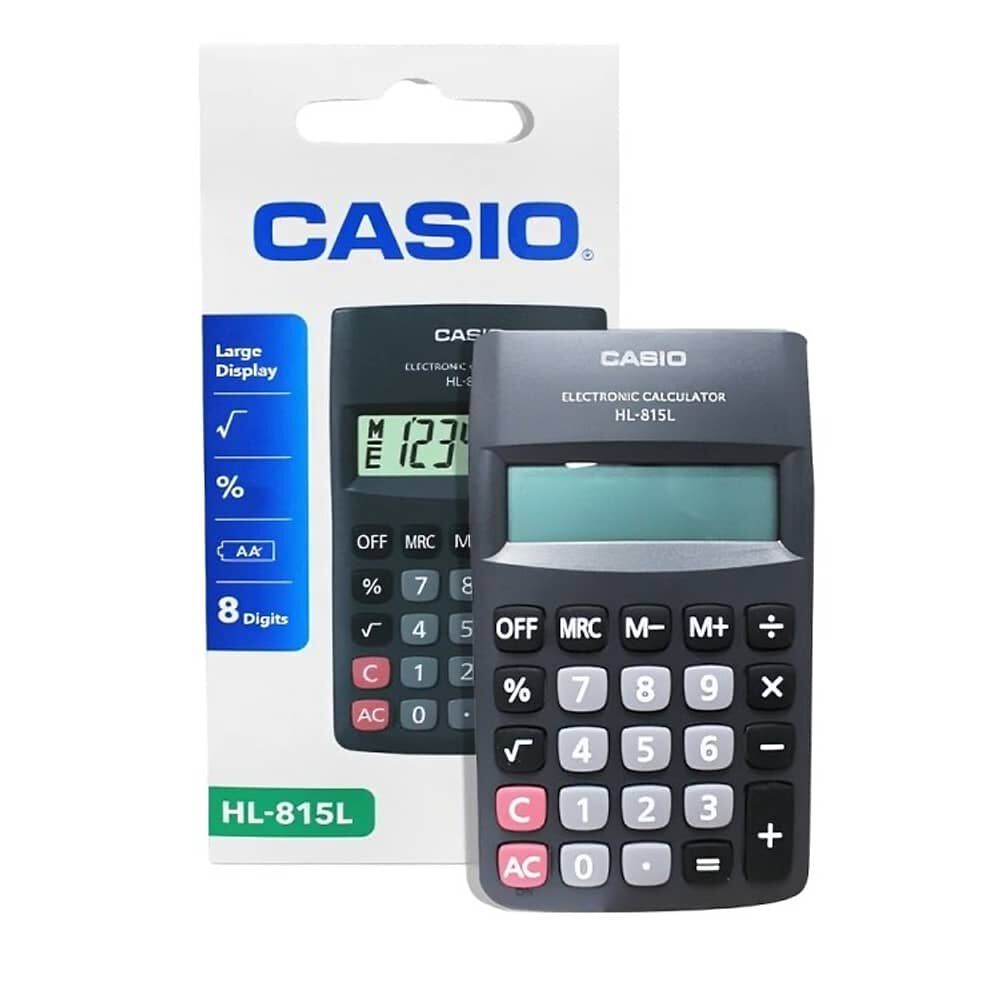 Calculadora Casio 8 Diguito Hl-815l image number 2.0