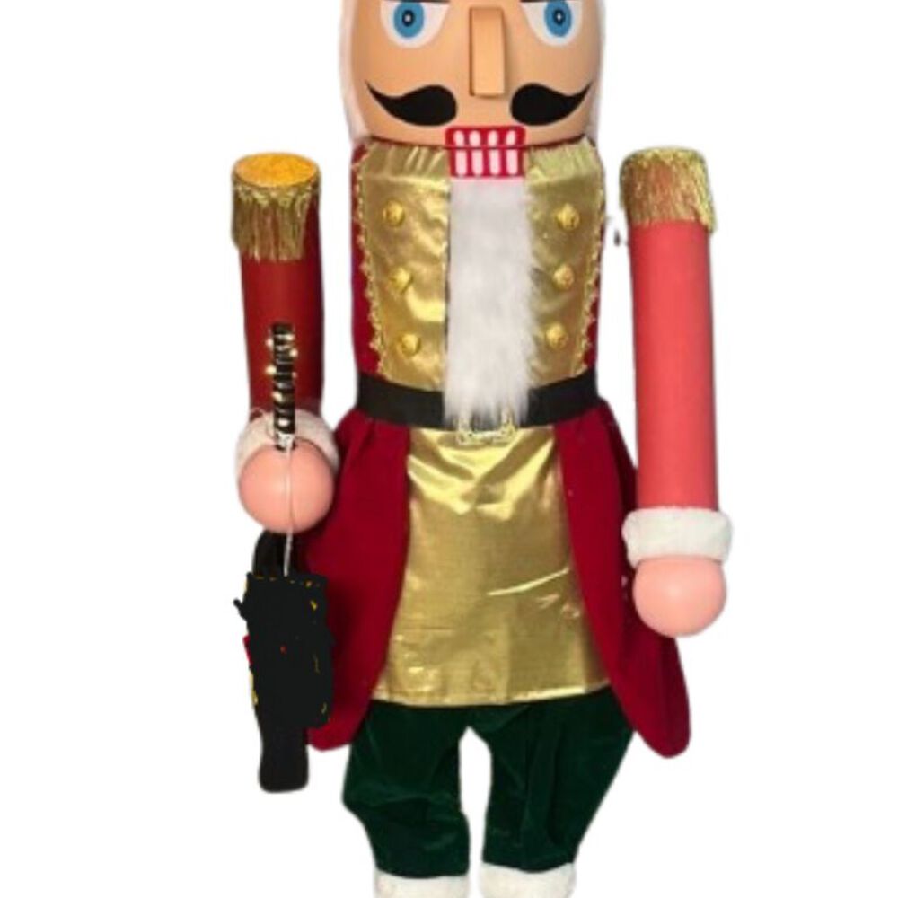 Cascanueces Musical Gigante Soldado 160 Cm Luces Movimiento image number 2.0