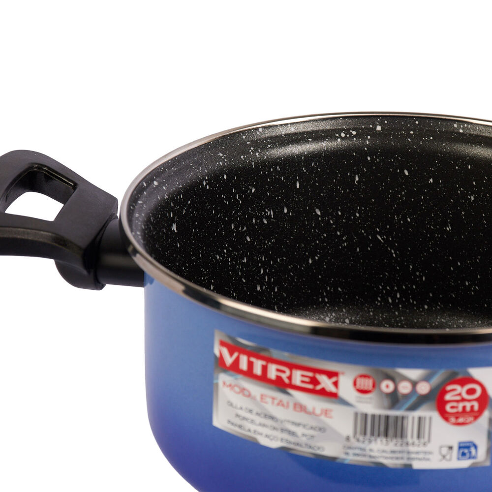 Olla De Acero Vitrex Etai Blue 20cm image number 1.0