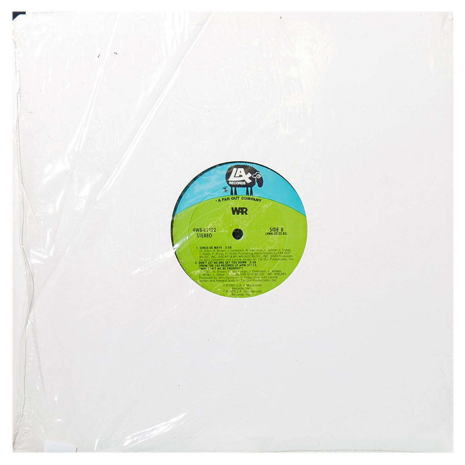 War - Cinco De Mayo | 12" Maxi Single Usado image number 1.0