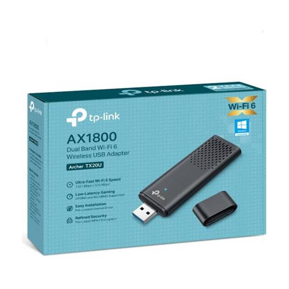 Adaptador De Red Usb Wi-fi 6 Con 2 Antenas Ax1800 Tp-link Archer Tx20u,tecnolog&iacute;a Mu-mimo image number 2.0