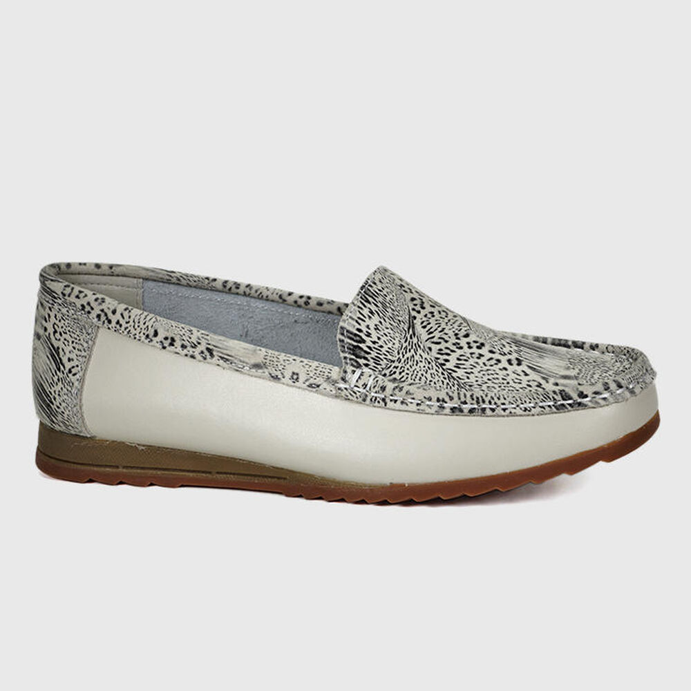 Mocasín Cuero Ethel Blanco image number 1.0