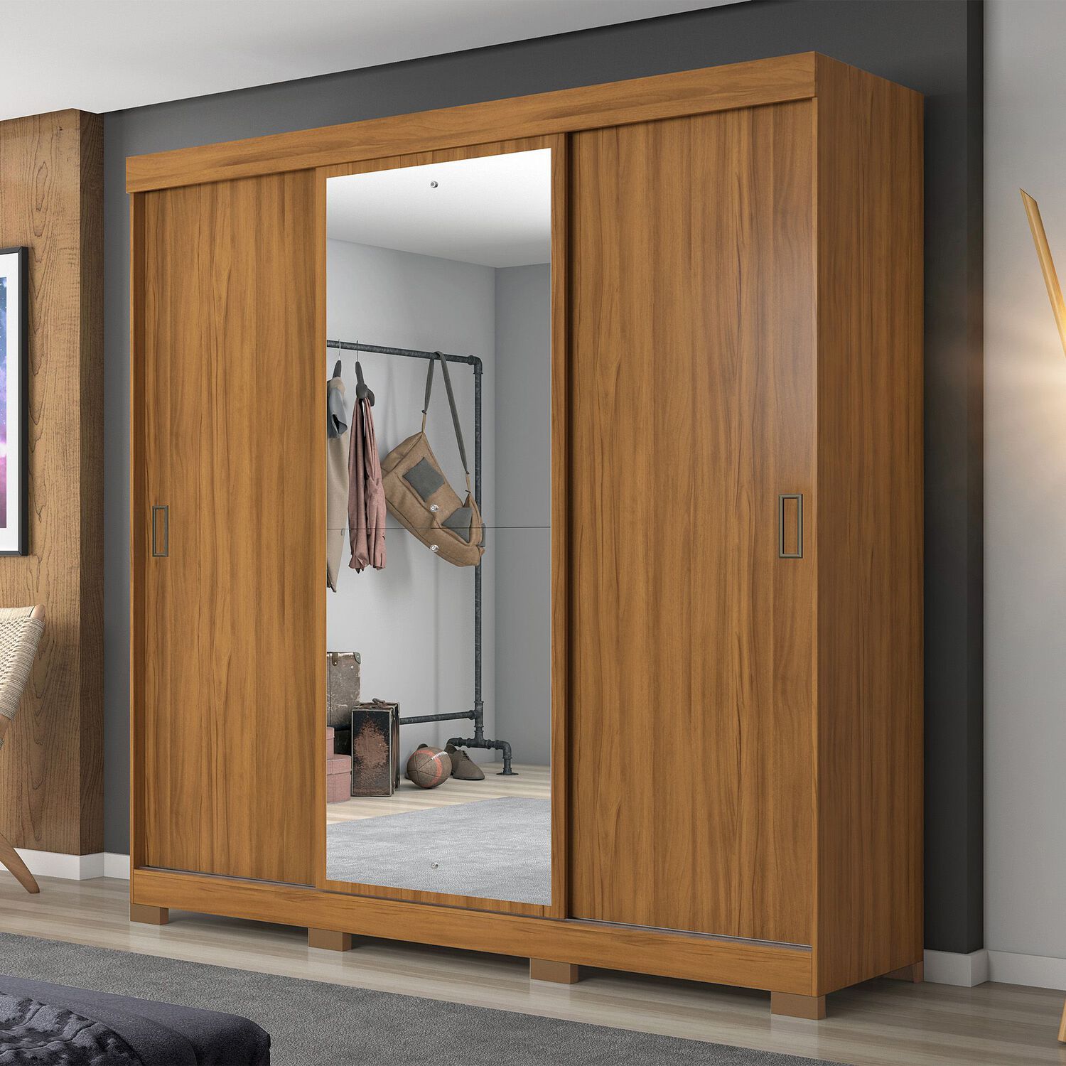 Cl&oacute;set Home Mobili Isabella / 3 Puertas / 4 Cajones image number 2.0