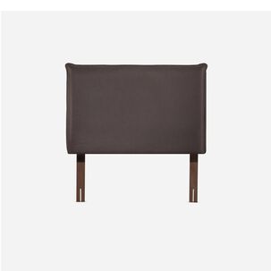 Cama Europea Rosen New Style 4 Plus / 1.5 Plazas / Base Normal  + Respaldo Maurice Chocolate