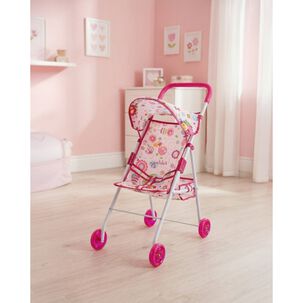 Juguete Coche Para Mu&ntilde;ecas Metalico Ni&ntilde;as Rosado Grande