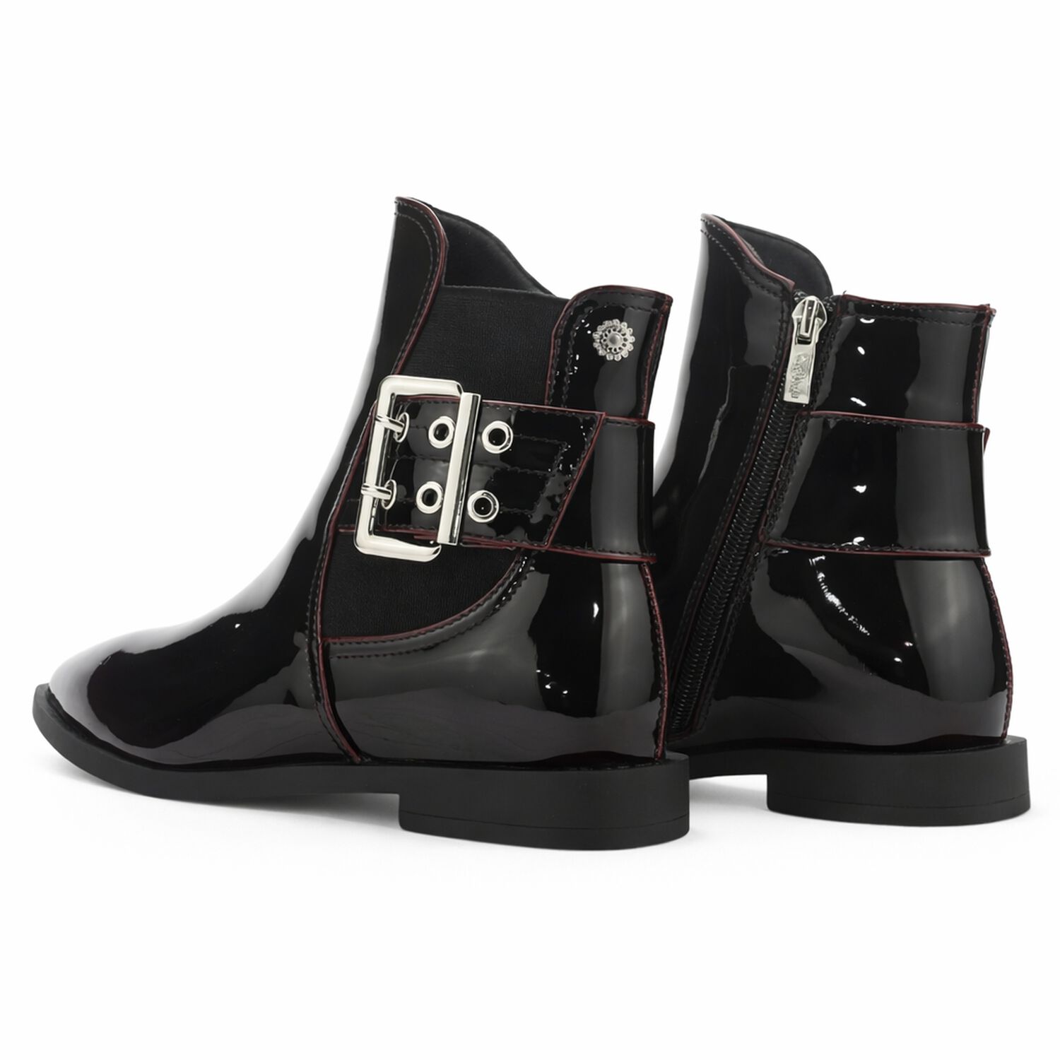 Botin Burdeo Mujer Casual Chalada Slik image number 5.0