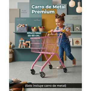 Carro De Supermercado Infantil De Metal Juguete