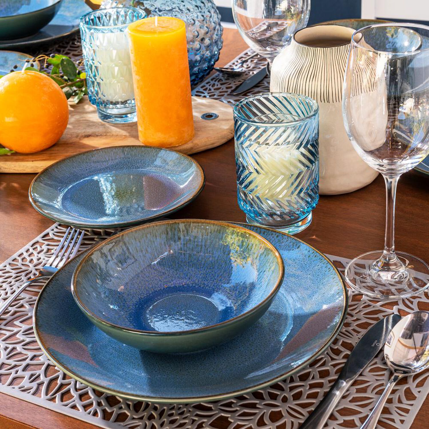 Set De Individuales Azhome Grey&nbsp; / 4 Piezas image number 2.0