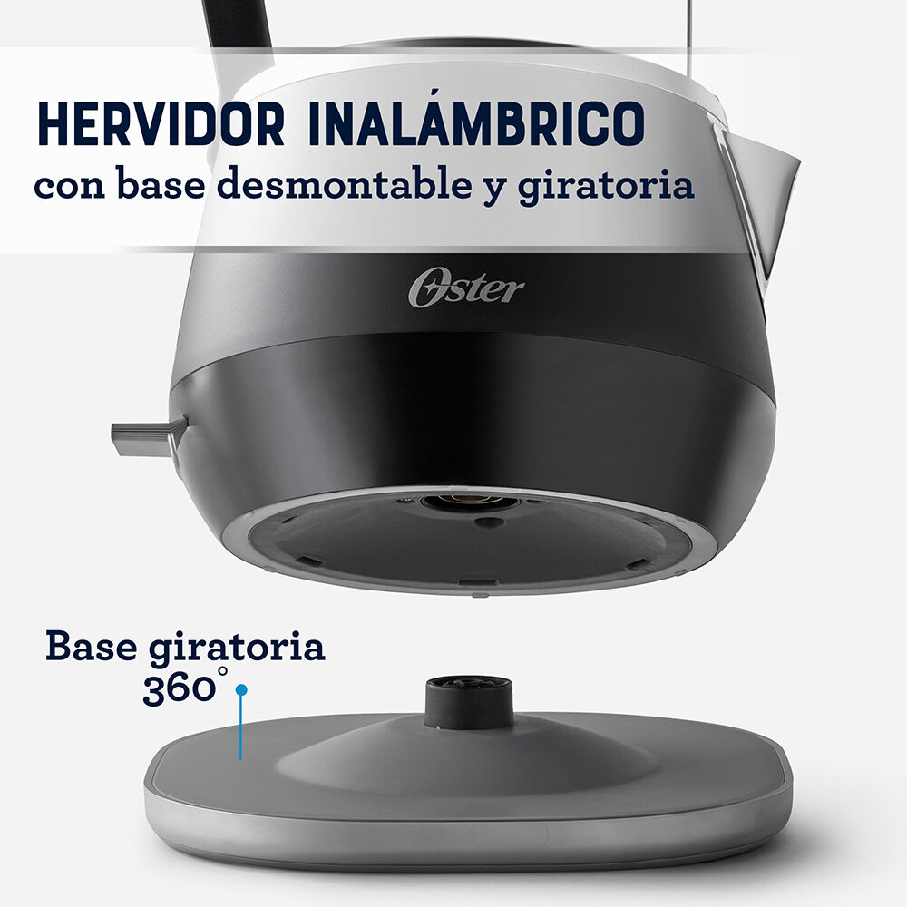 Hervidor Electrico Premium Con Capacidad De 1.5 Lt Oster Bvstkt4510b image number 4.0