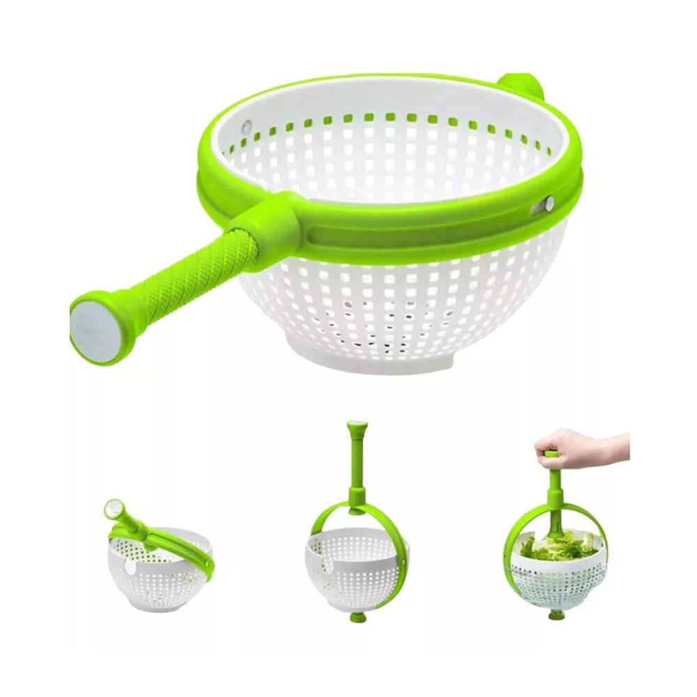 Colador Escurridor Giratorio Cesta Cocina Vegetales Frutas image number 0.0