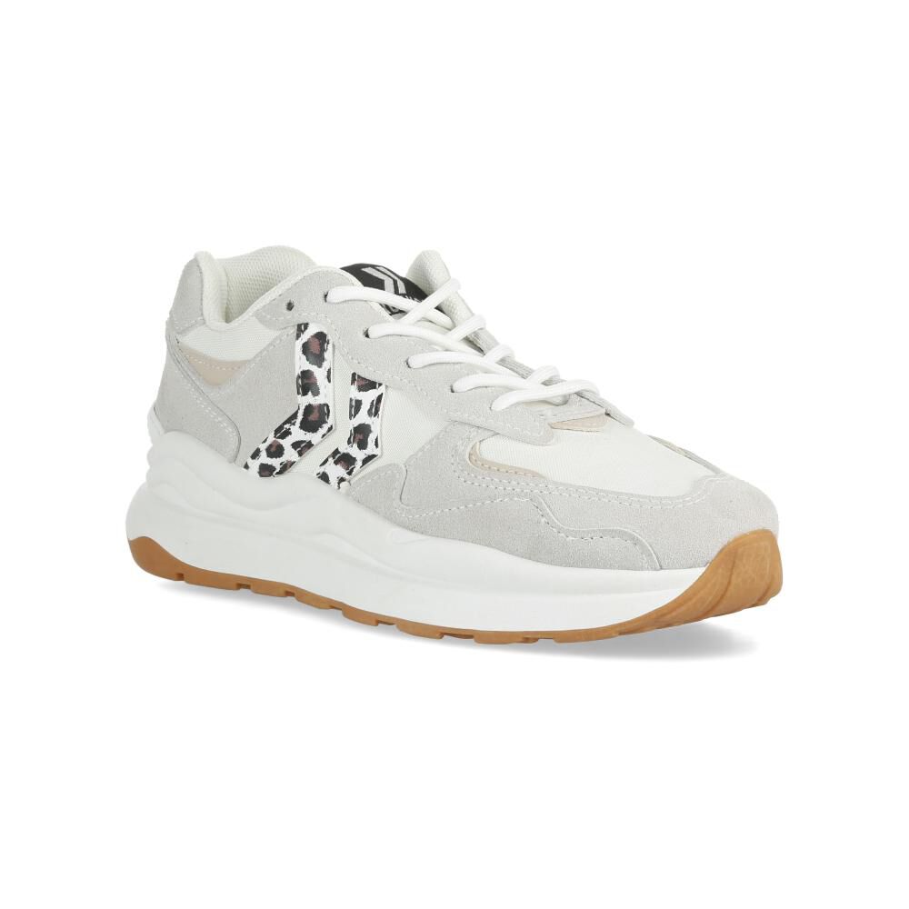 Zapatilla Urbana Mujer Rolly Go Crema