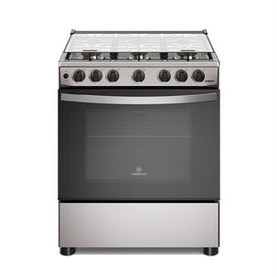 Cocina A Gas 6 Platos Horno Vapor Y Parrillas Alambr&oacute;n Fm6lsc Inox
