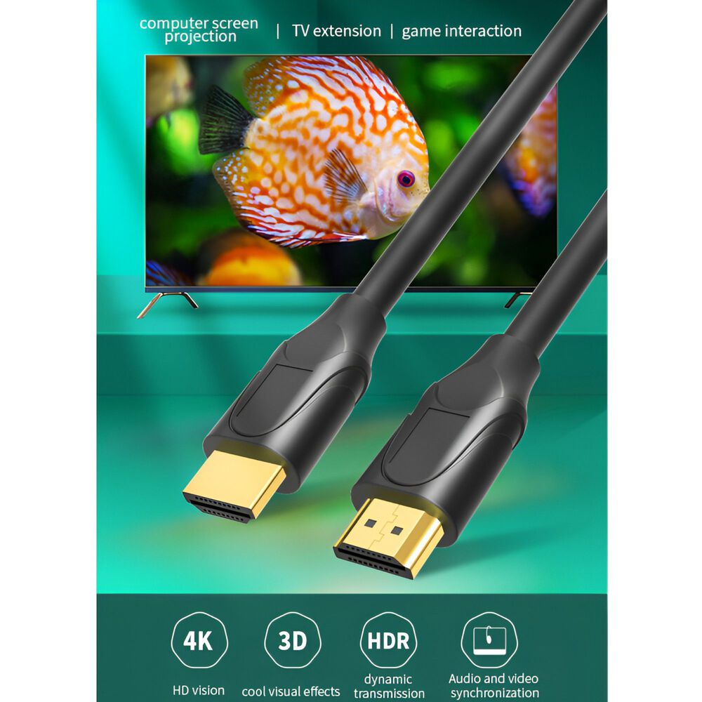 Cable Hdmi Profesional 6 Mt Ulink V2.0 Ultra Hd 4k 3d Hdr+ image number 9.0